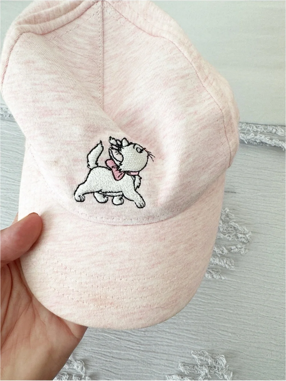 Disney H&M Aristocats Marie cat Pink soft baby baseball cap hat